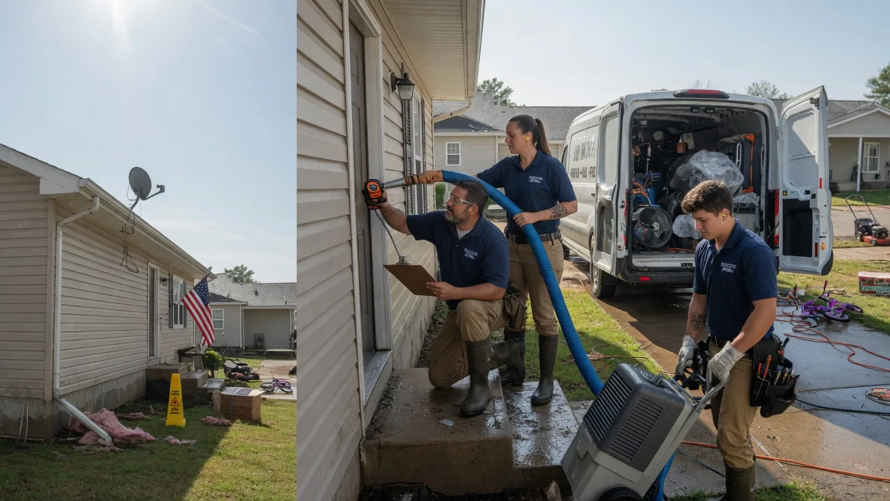 Ceiling Water Damage Restoration in Moss, TN near me